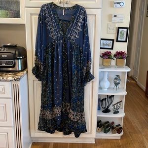 Free People Maxi Sheer Dress XL